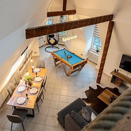 Loft Mit Billard-Tisch Und Ps4 Apartment Wuppertal Bagian luar foto