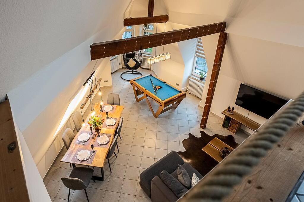 Loft Mit Billard-Tisch Und Ps4 Apartment Wuppertal Bagian luar foto