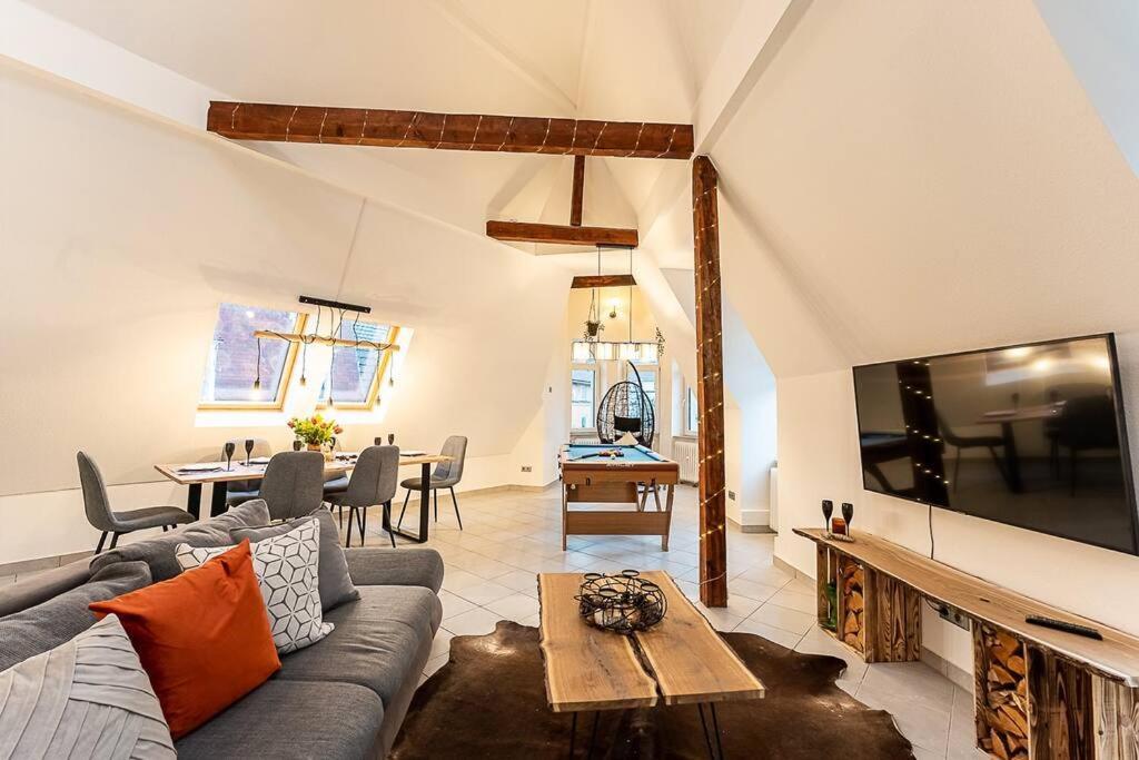 Loft Mit Billard-Tisch Und Ps4 Apartment Wuppertal Bagian luar foto