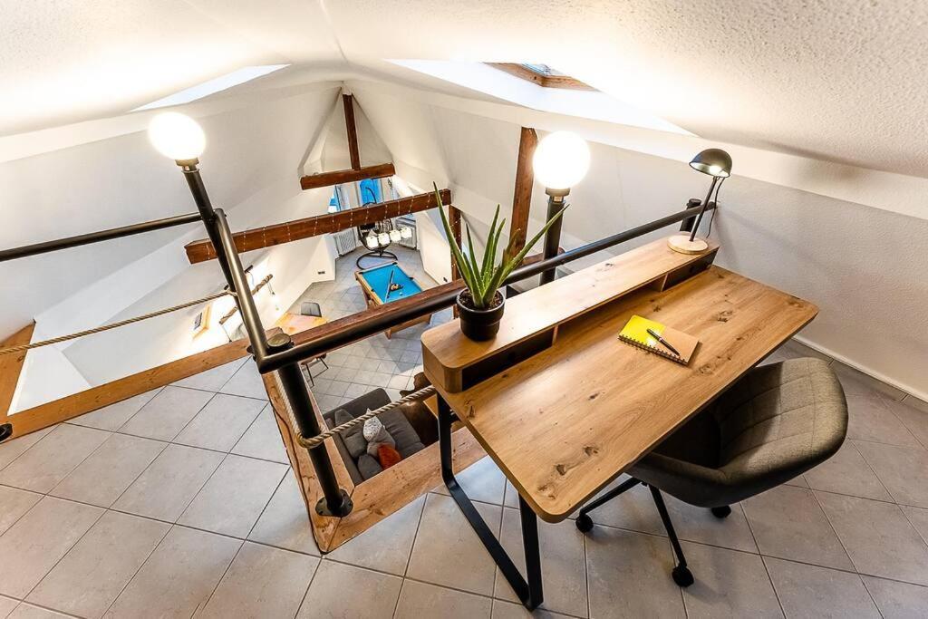 Loft Mit Billard-Tisch Und Ps4 Apartment Wuppertal Bagian luar foto